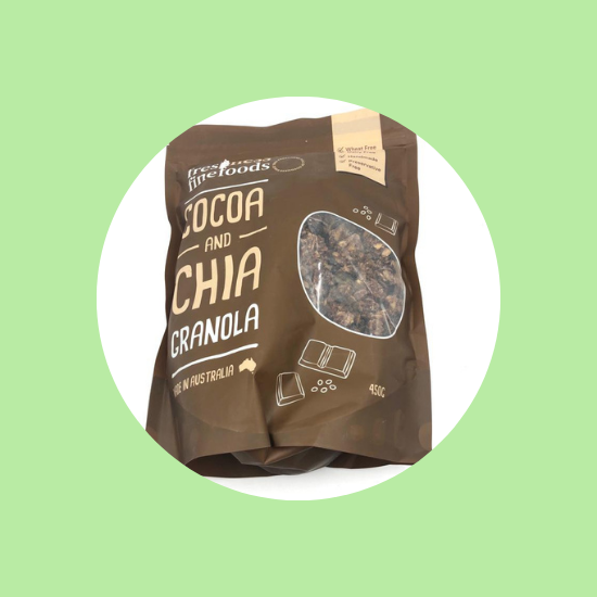Fresshness Finefoods - Cocoa & Chia Granola 540g