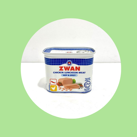 Zwan Chicken Luncheon Meat Hot & Spicy 340g