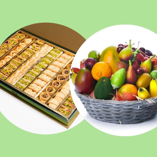 Father's Day Specials (Fruit Hamper + Mixed Baklava)