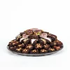 Fresh date platter from Top Fruit Market Greenacre Sydney – dates filled with walnuts and topped with assorted Turkish delights.