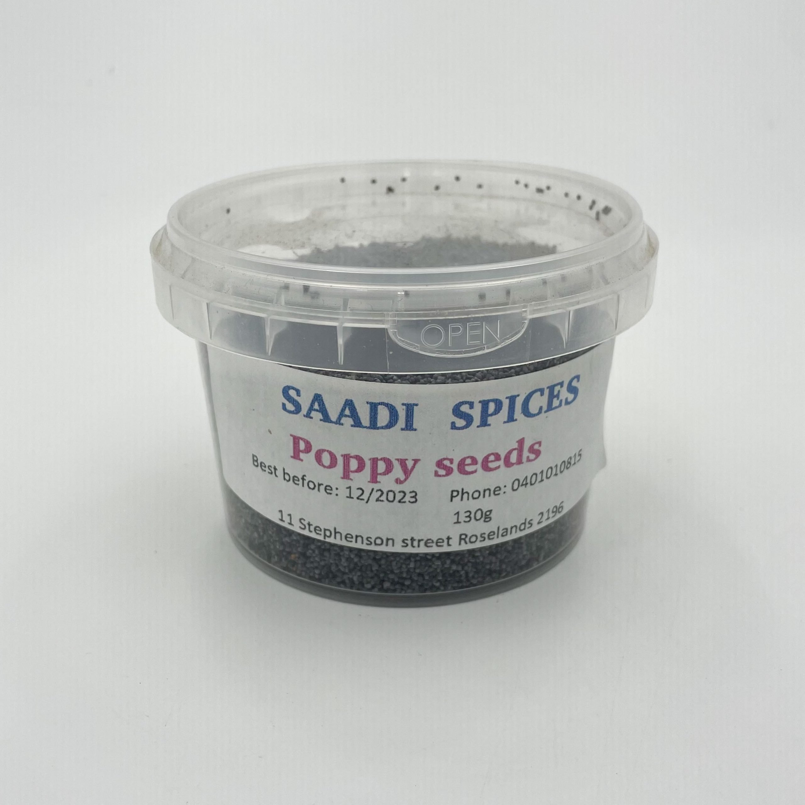 Saadi Spice Poppy Seeds