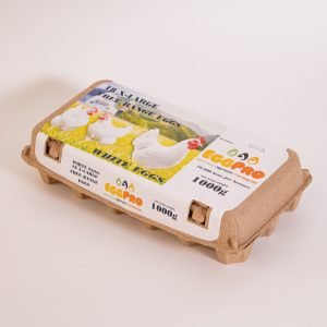 EGGPRO 18 Pack Free Range White Eggs from Top Fruit Market Greenacre Sydney, fresh free range eggs in a tray of 18.